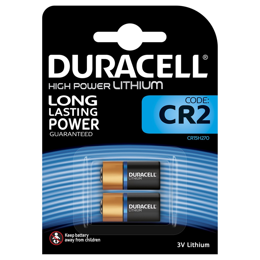 Duracell High Power Pile lithium CR2 3V 2 pièces