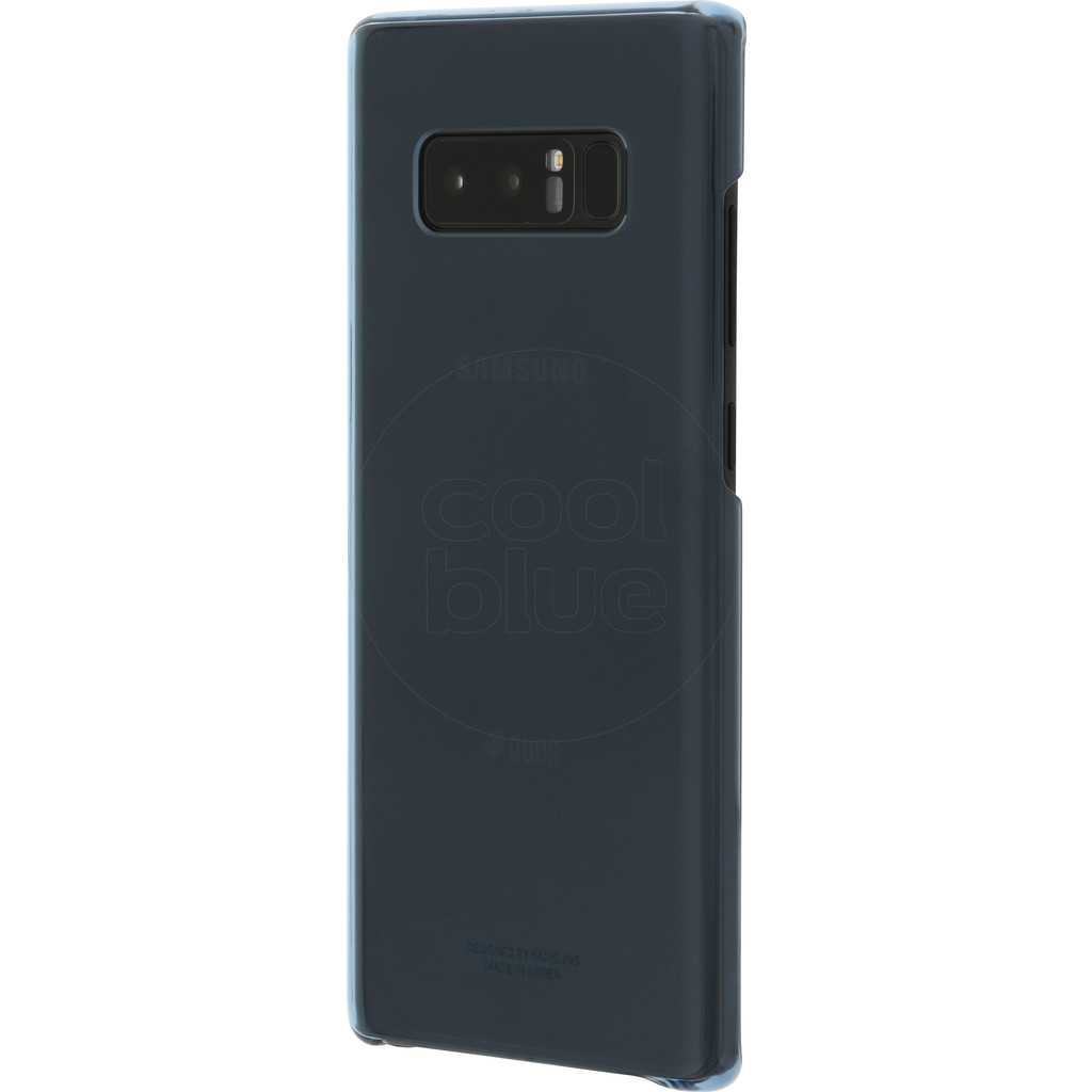 Samsung Galaxy Note 8 Clear Back Cover Bleu