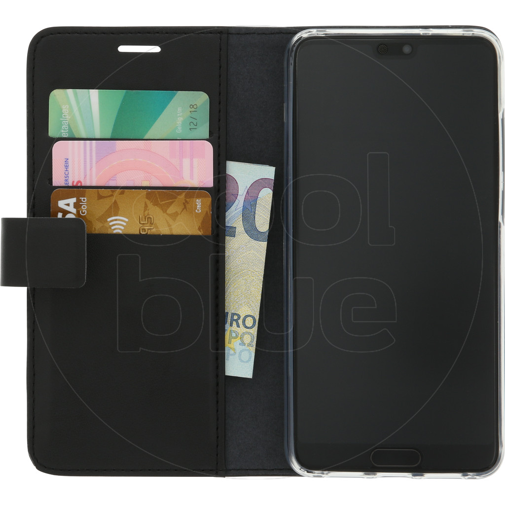 Azuri Wallet Magneet Huawei P20 Book Case Zwart