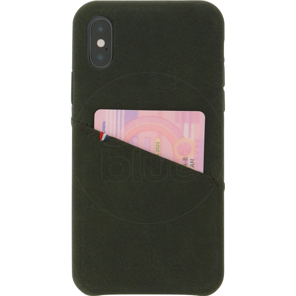 Decoded Back cover Cuir Apple iPhone X/Xs Vert