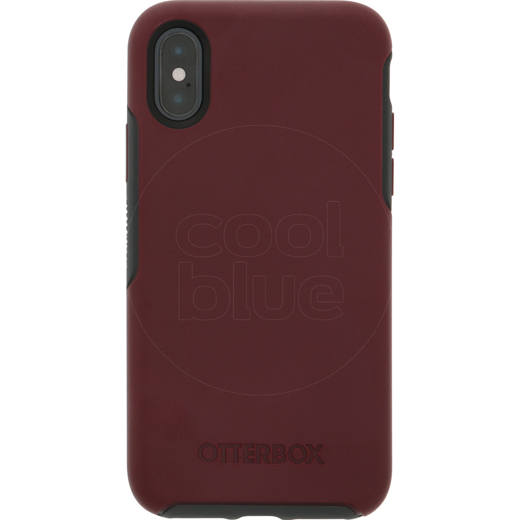 Otterbox Symmetry Back Cover pour Apple iPhone Xs Rouge