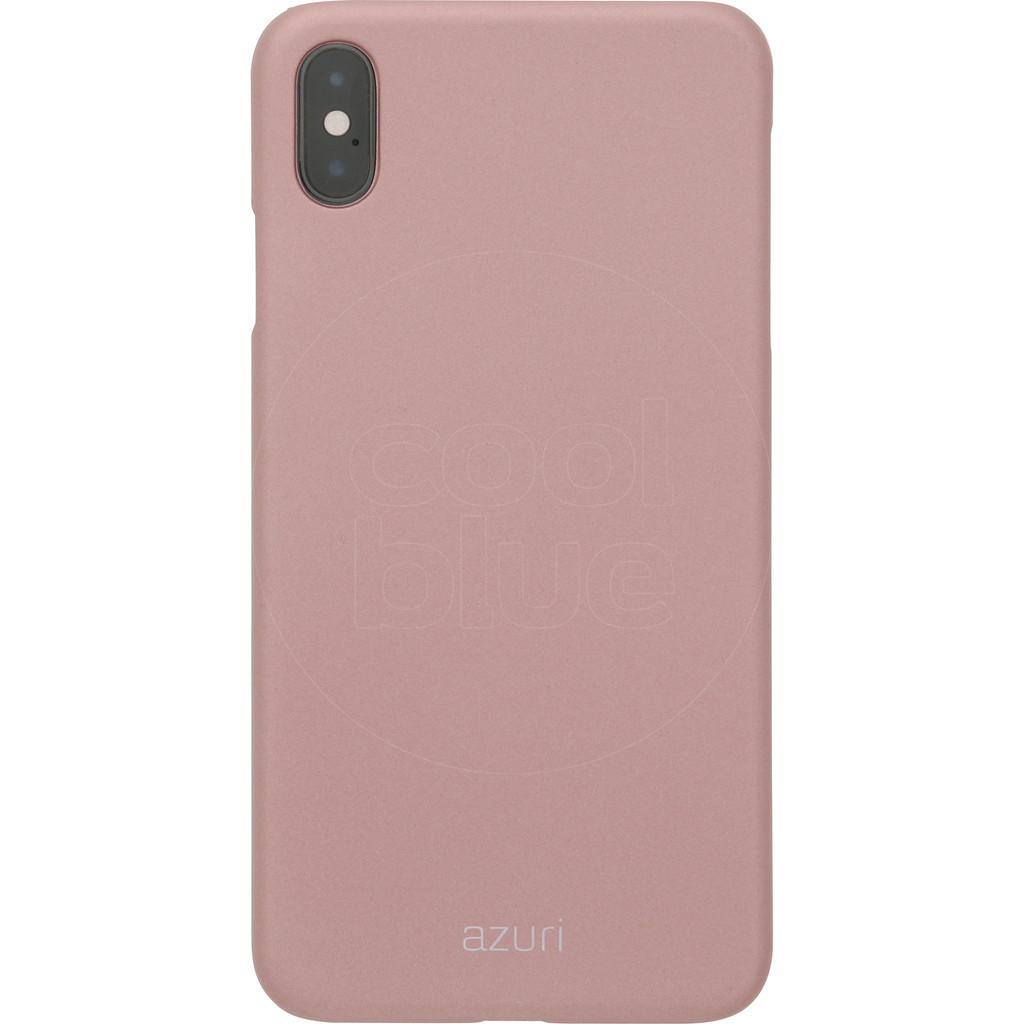 Azuri Metallic Soft Touch Back cover Apple iPhone Xs Max Rose