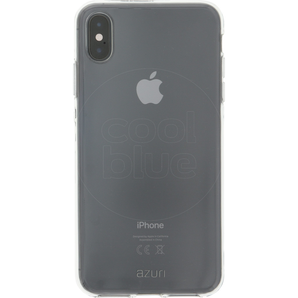 Azuri TPU Coque arrière Apple iPhone Xs Max Transparent