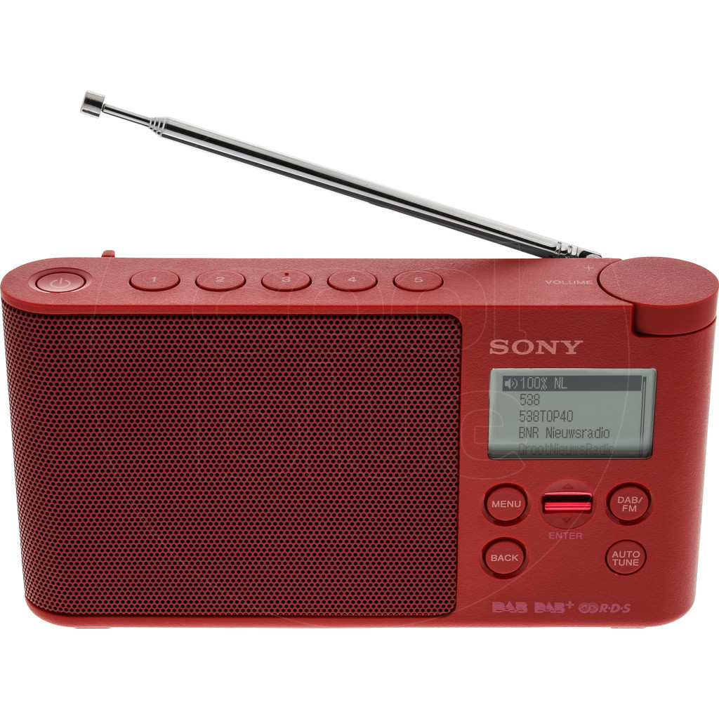 Sony XDR-S41D Rouge