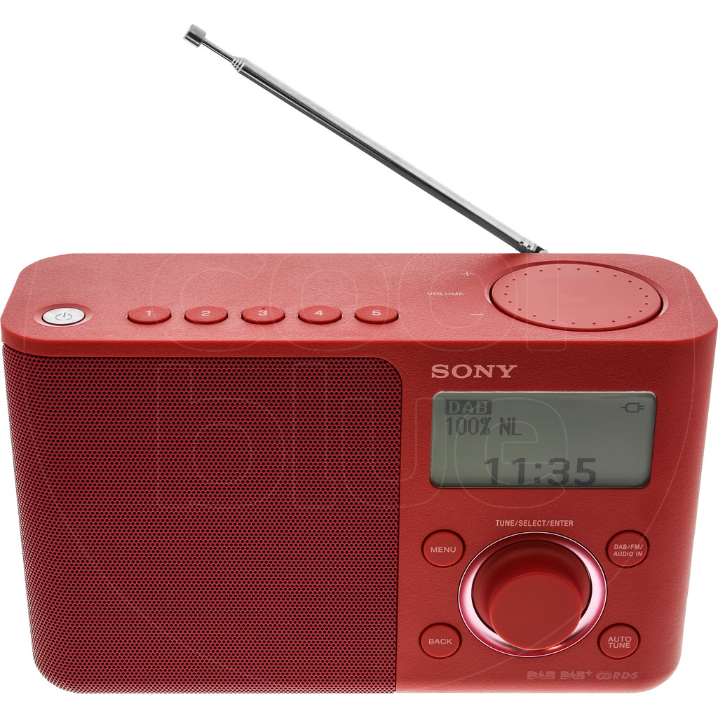 Sony XDR-S61D Rouge