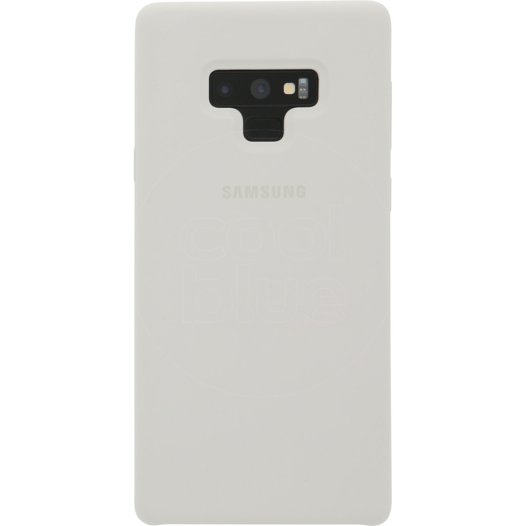 Samsung Galaxy Note 9 Coque arrière Silicone Blanc