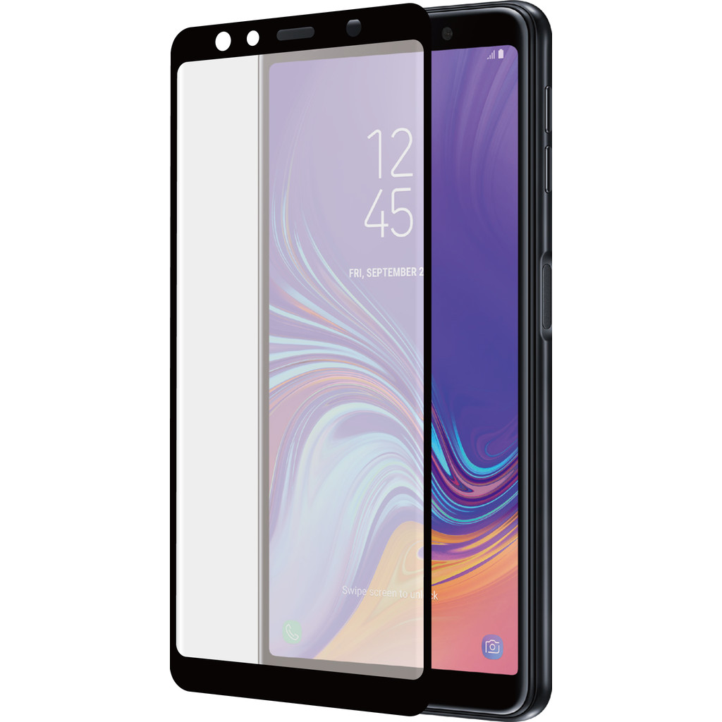 Azuri Protège-écran Incurvé Verre trempé Samsung Galaxy A7 (2018) Verre Noir