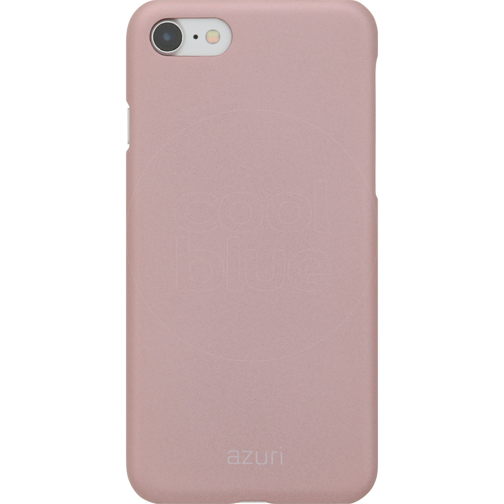 Azuri Metallic Soft Touch Coque Arrière pour Apple iPhone 7 Or rose