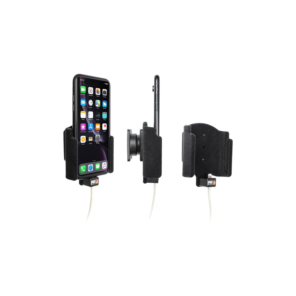 Brodit Padded Apple iPhone Xr Support Voiture avec Chargeur
