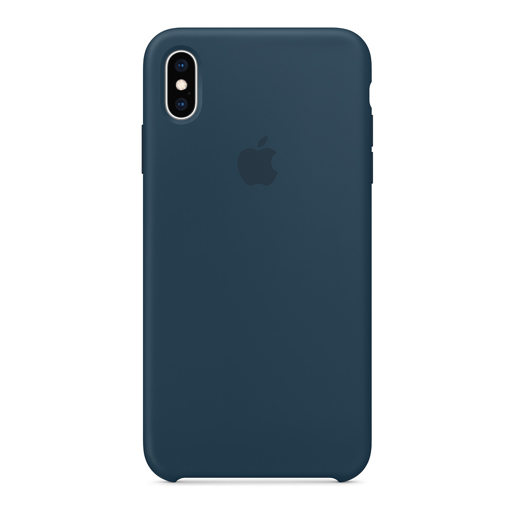 Apple Back cover en Silicone iPhone XS Max Vert pacifique