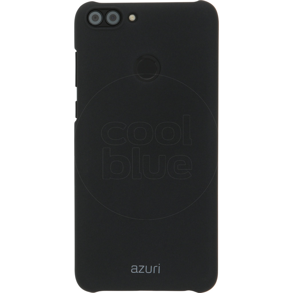 Azuri Metallic Soft Touch Coque Arrière pour Huawei P Smart Noir