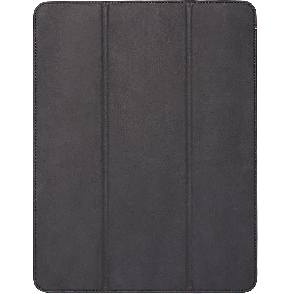 Decoded Slim Cover en cuir 12,9'' Book Case iPad Pro (2018)  Noir
