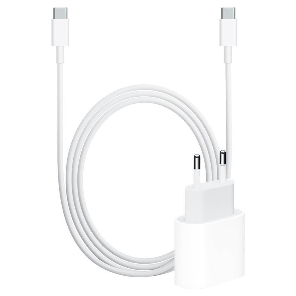 Apple Chargeur rapide USB-C : adaptateur 18 W + câble de charge USB-C (2 m)