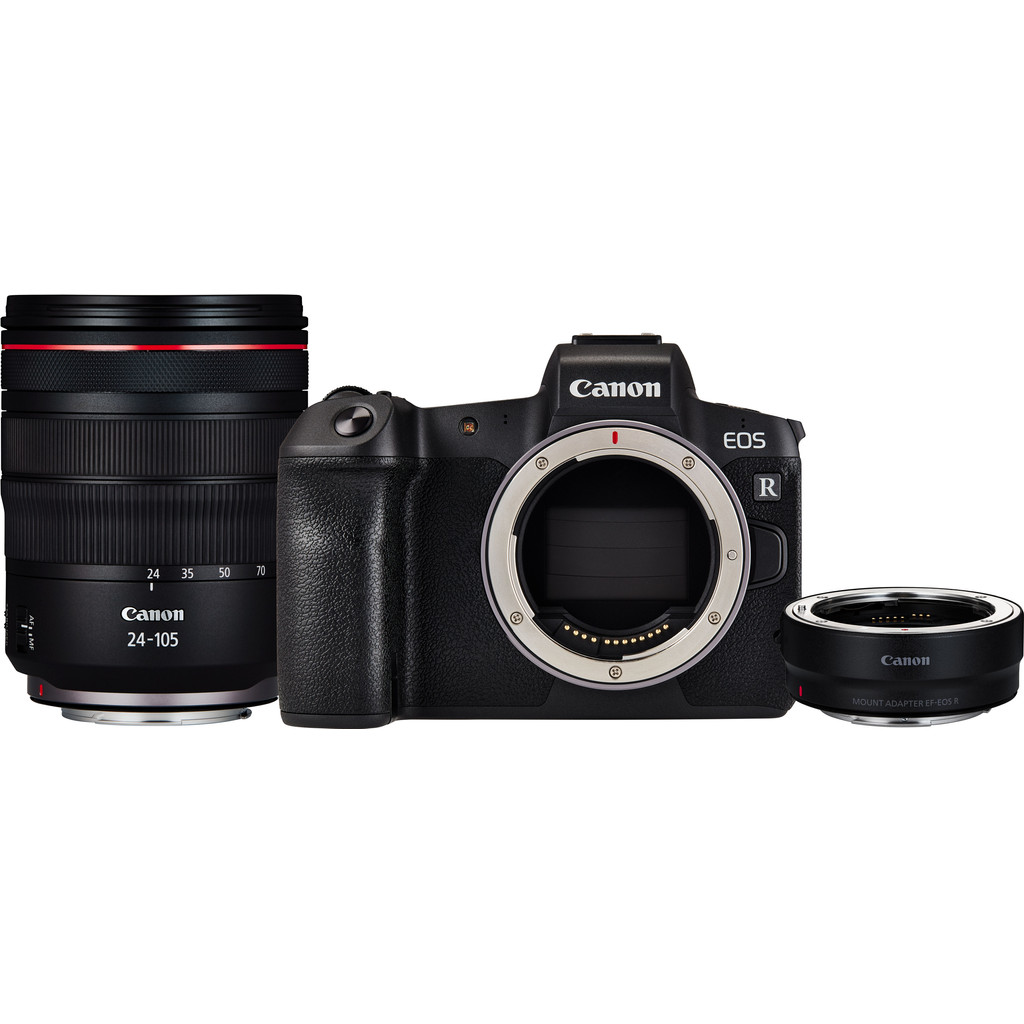 Canon EOS R + Adaptateur EF-EOS R + RF 24-105 mm f/4L IS USM