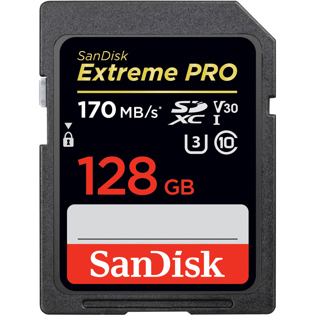 SanDisk SDXC Extreme Pro 128 Go 170MB/s