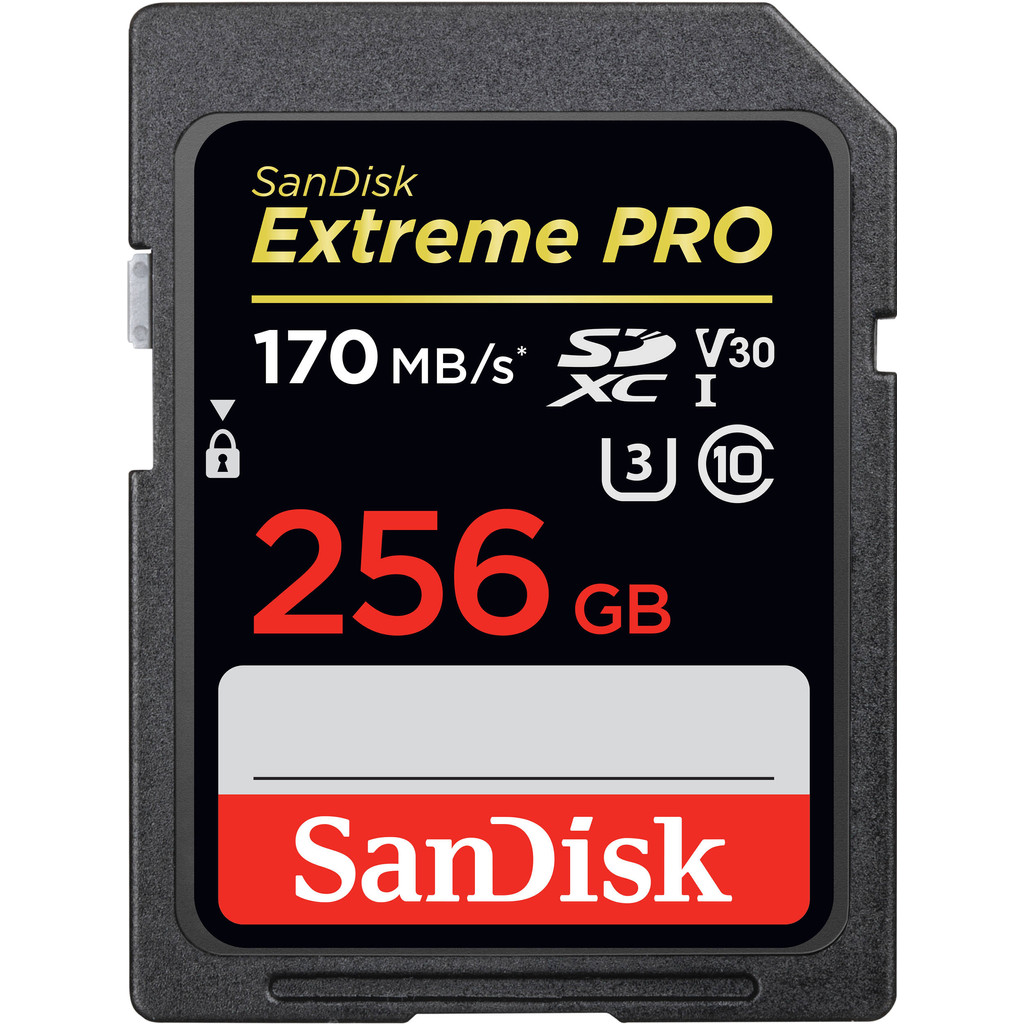 SanDisk SDXC Extreme Pro 256 Go 170MB/s