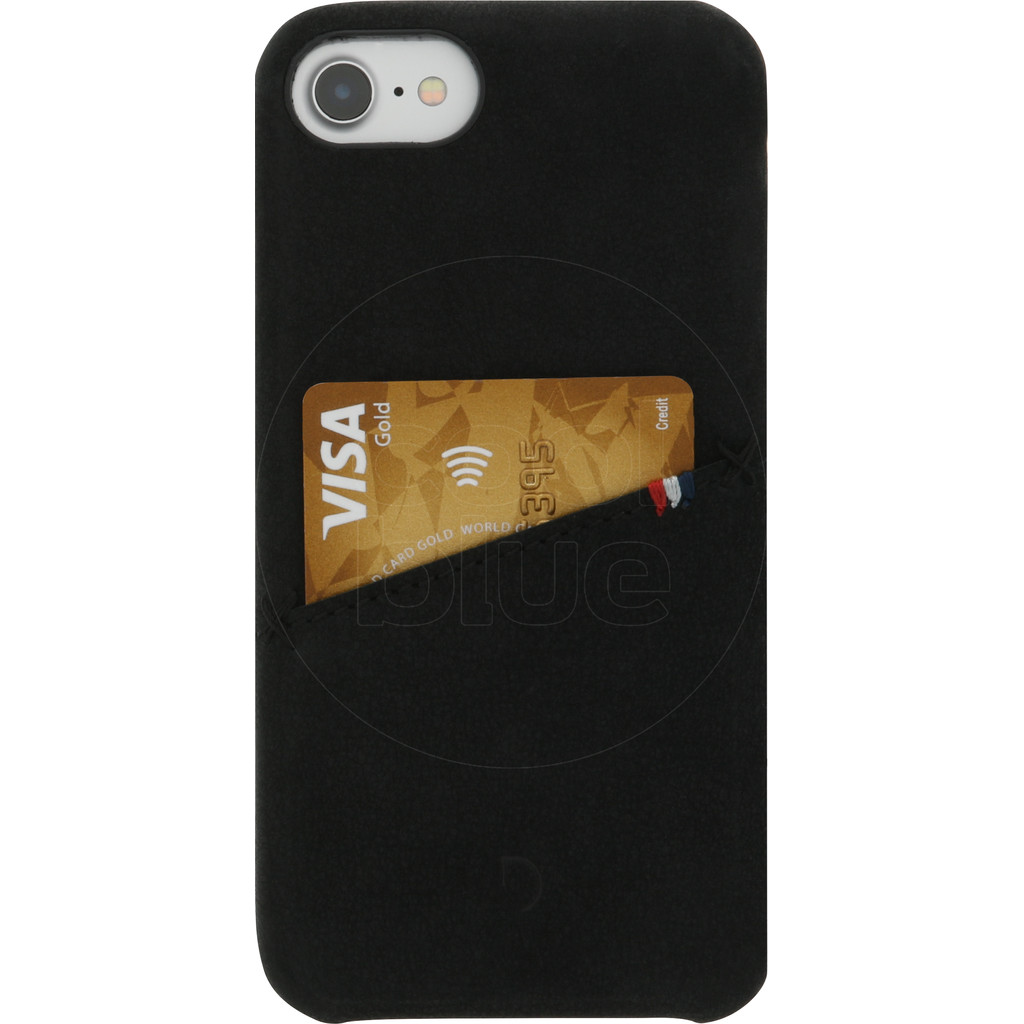 Decoded Back cover en cuir iPhone 8/7/6s/6 Noir