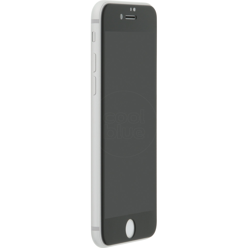 Azuri Protège-écran Incurvé en Verre pour Apple iPhone 7/8 Lot de 2 Noir