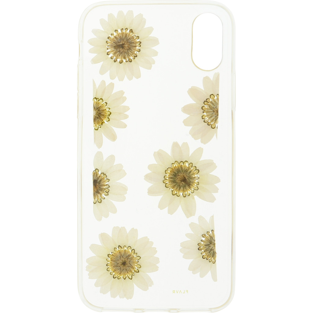 FLAVR iPlate Back cover Real Flower Daisy Apple iPhone 8