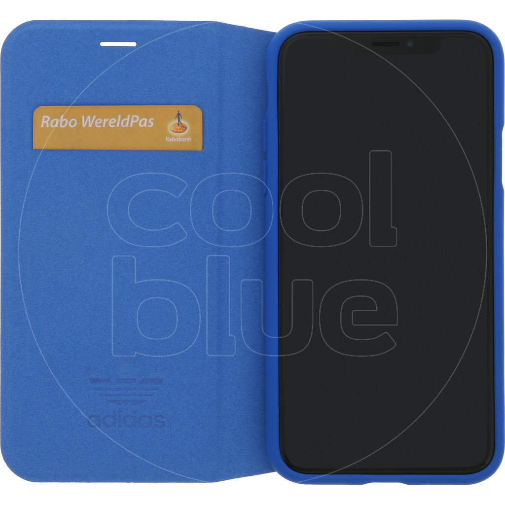 adidas Originals Booklet Book case iPhone X/Xs Bleu/Blanc