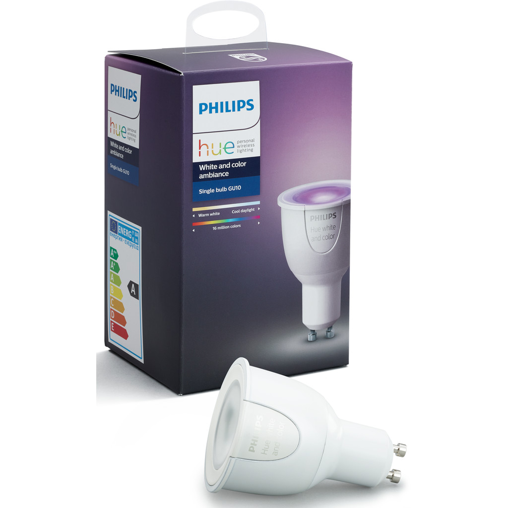 Philips Hue White and Color GU10 Lampe Séparée