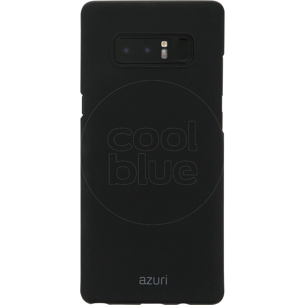 Azuri Metallic Soft Touch Samsung Galaxy Note 8 Coque arrière Noir