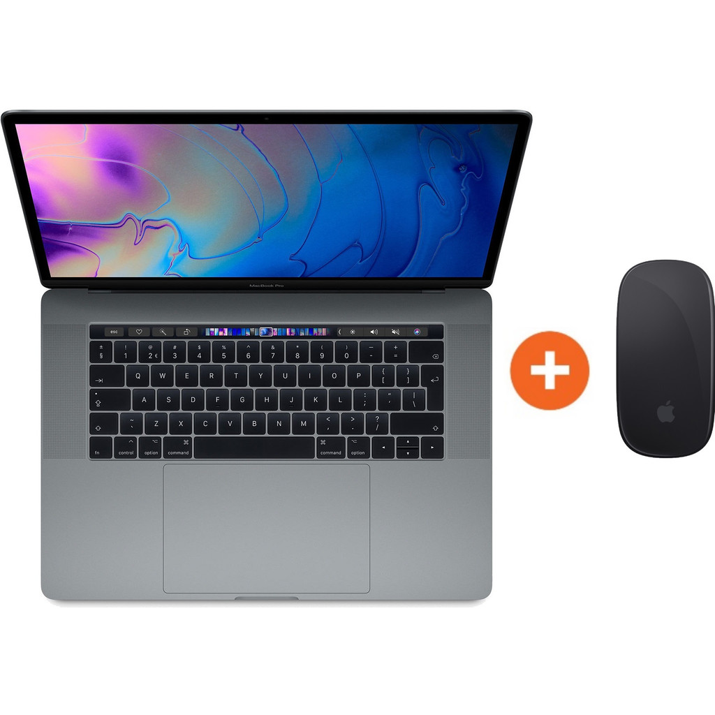 Apple MacBook Pro 15'' Touch Bar (2018) MR932FN/A + Mouse