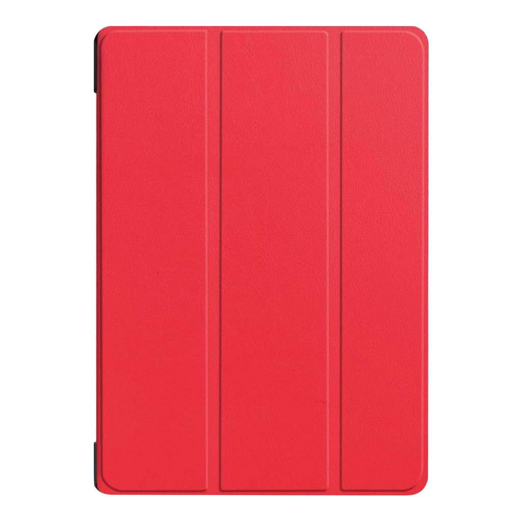 Just in Case Smart Tri-Fold Book case Lenovo Tab E10 Rouge