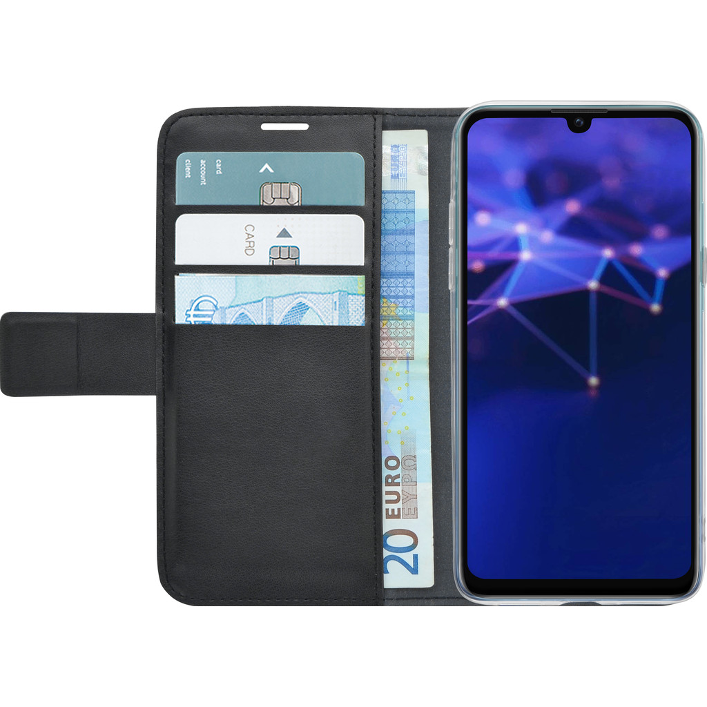 Azuri Wallet Bookcase Magnétique Huawei P Smart (2019) Noir