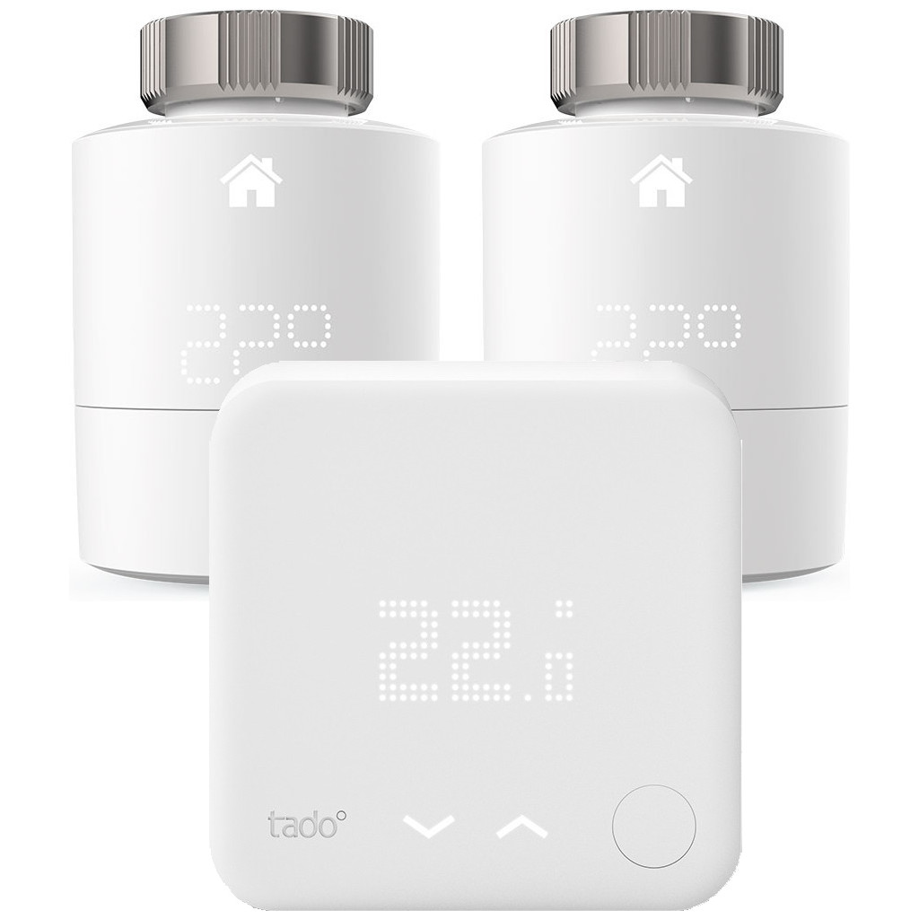 Tado Thermostat intelligent V3+ et 2 têtes thermostatiques