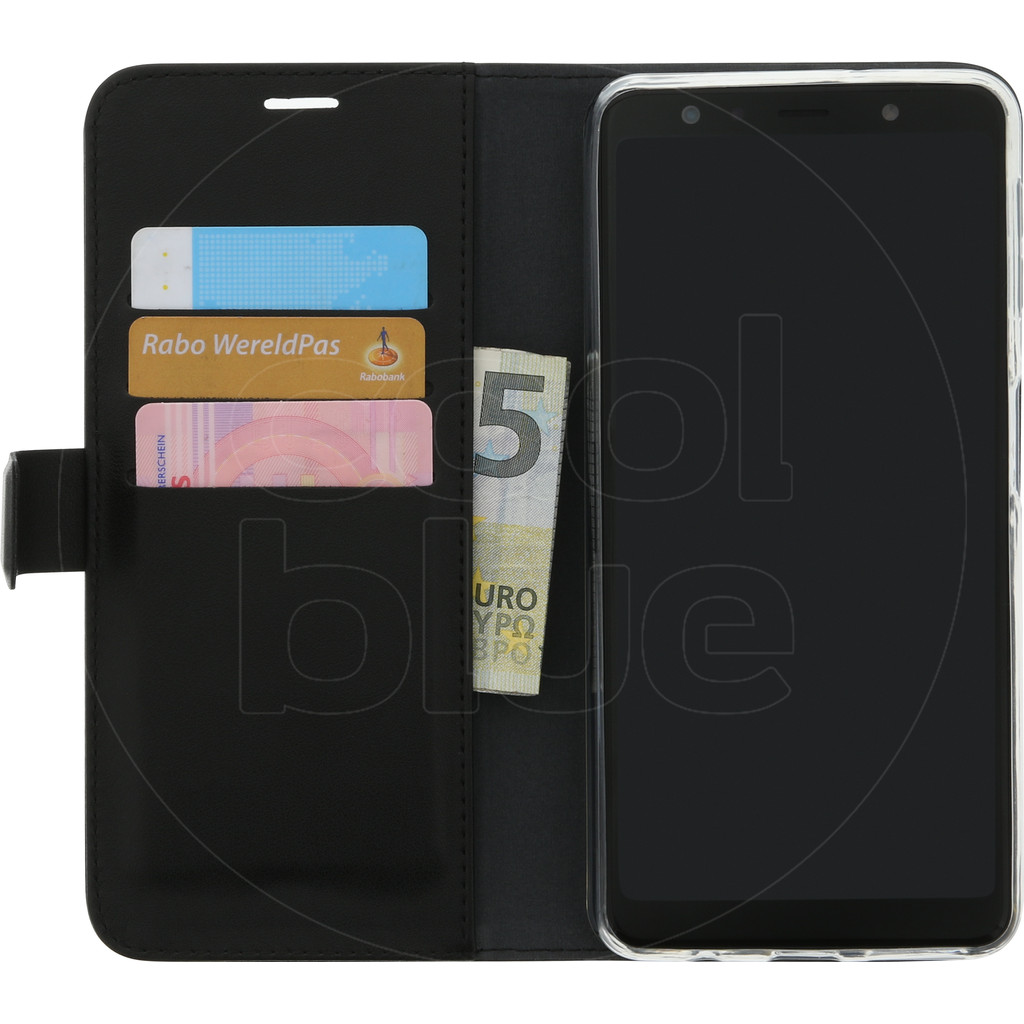 Azuri Wallet Bookcase Magnétique Samsung Galaxy A7 (2018) Noir