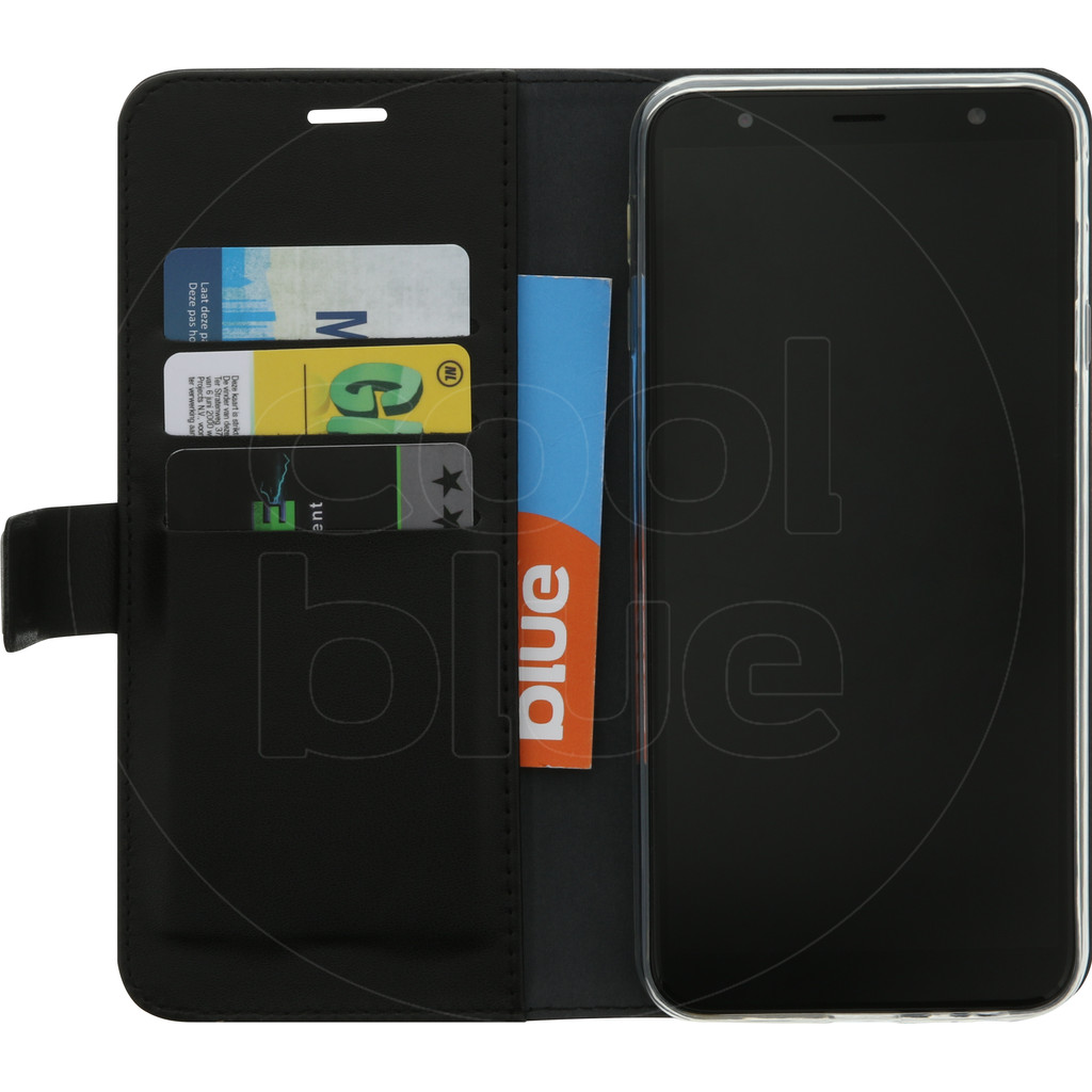 Azuri Wallet Bookcase magnétique Samsung Galaxy J4 Plus Noir