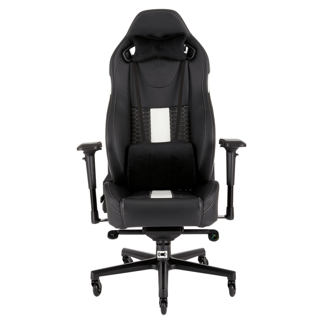 Corsair T2 Road Warrior Gaming Chair Noir / Blanc