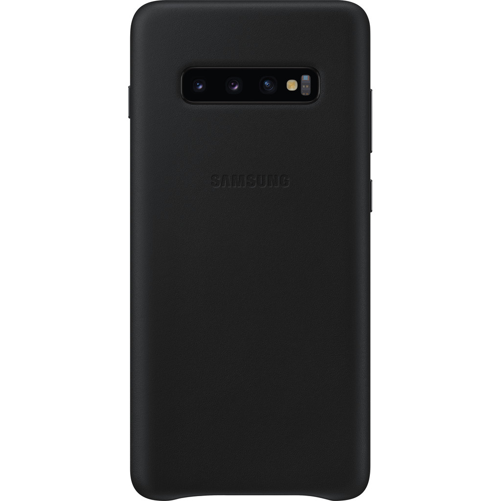 Samsung Galaxy S10 Plus Étui en Cuir Noir
