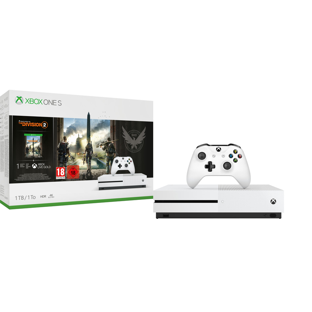 Xbox One S 1 To Tom Clancy's The Division 2 Bundle