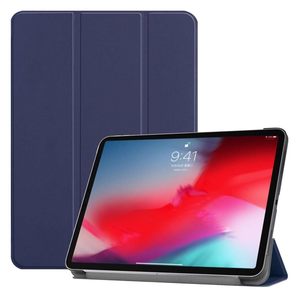 Just in Case Book case Tri-Fold Smart Apple iPad Pro 11 pouces Bleu