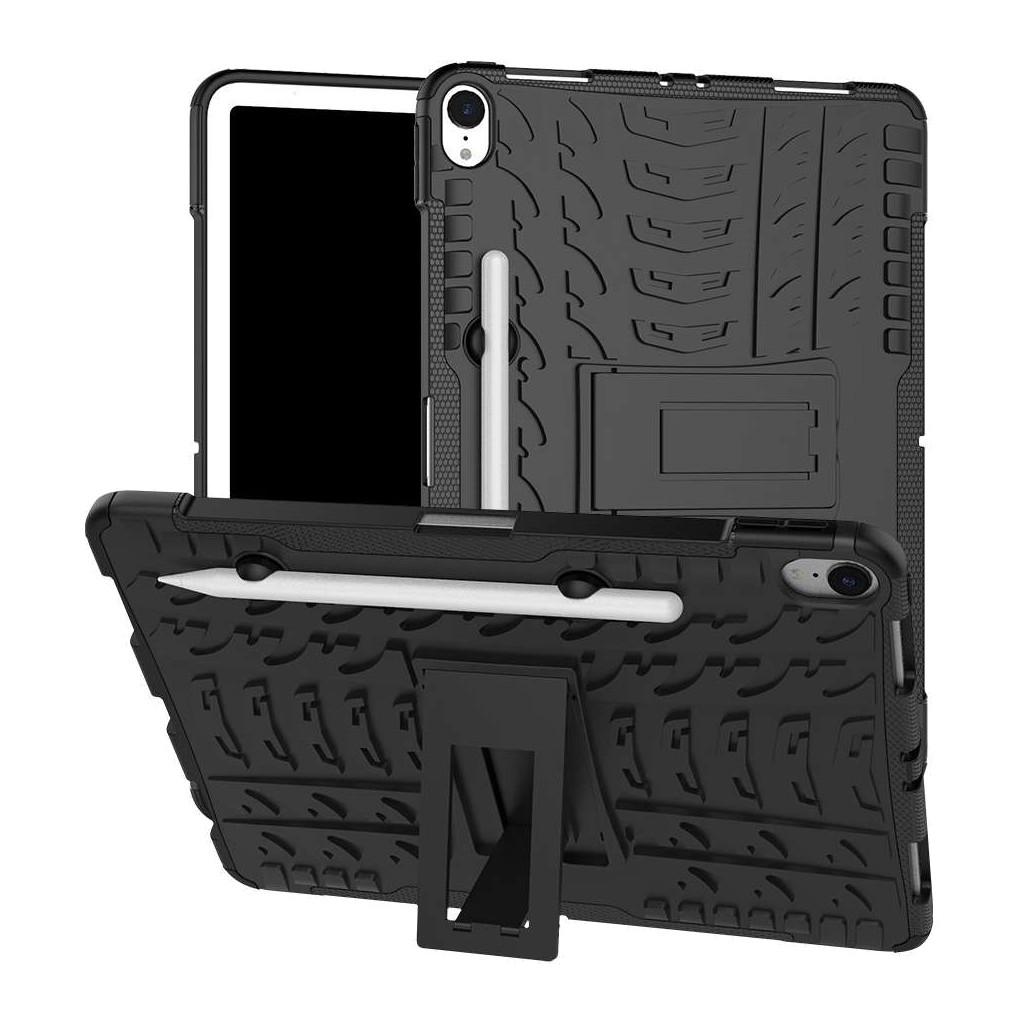 Just in Case Rugged Hybrid Book cover Apple iPad Pro 11 pouces Noir