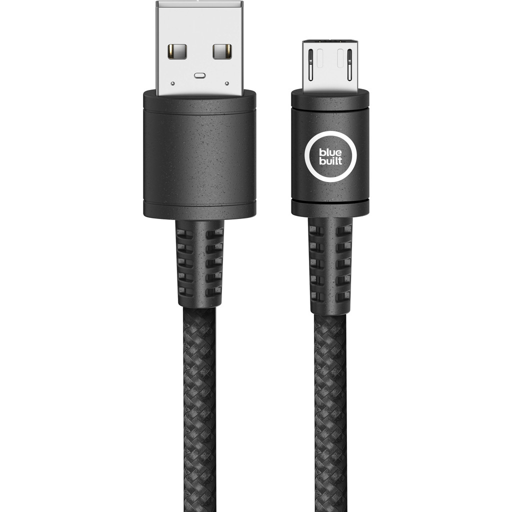 BlueBuilt Câble Micro USB vers USB-A Noir 1,5 mètre