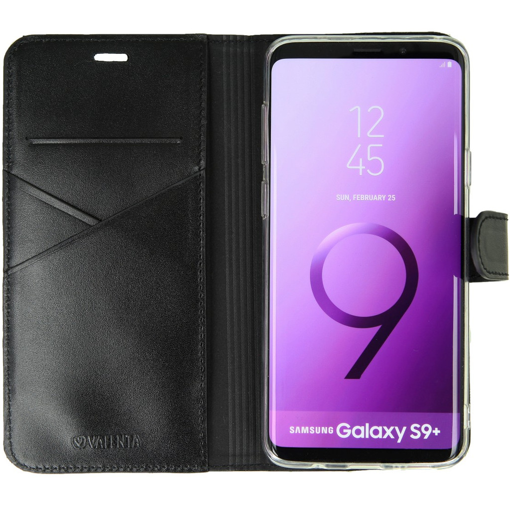Valenta Booklet Premium Galaxy S9 Plus Book Case Noir