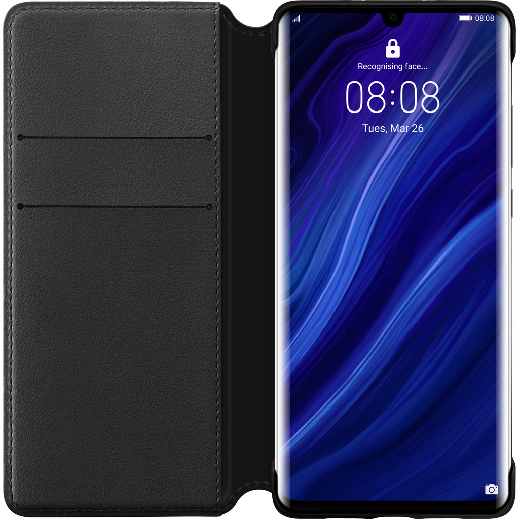 Huawei P30 Pro Flip Cover Book case Noir