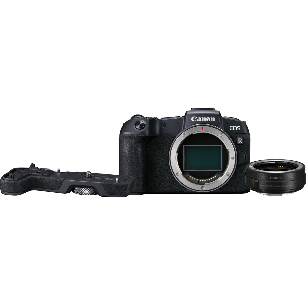 Canon Boîtier EOS R + Adaptateur EF-EOS R + Poignée EOS RP (EG-E1)