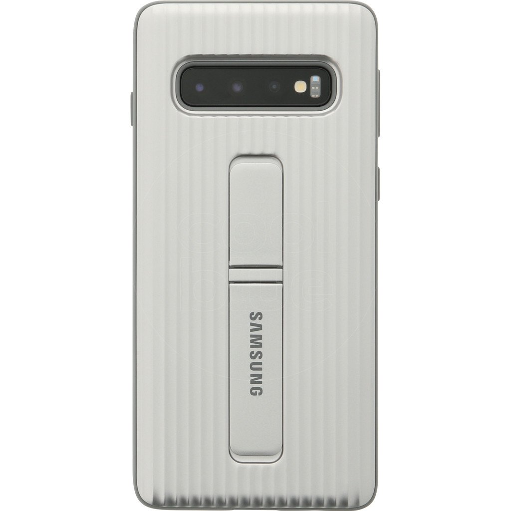 Samsung Galaxy S10 Coque Renforcée Argent