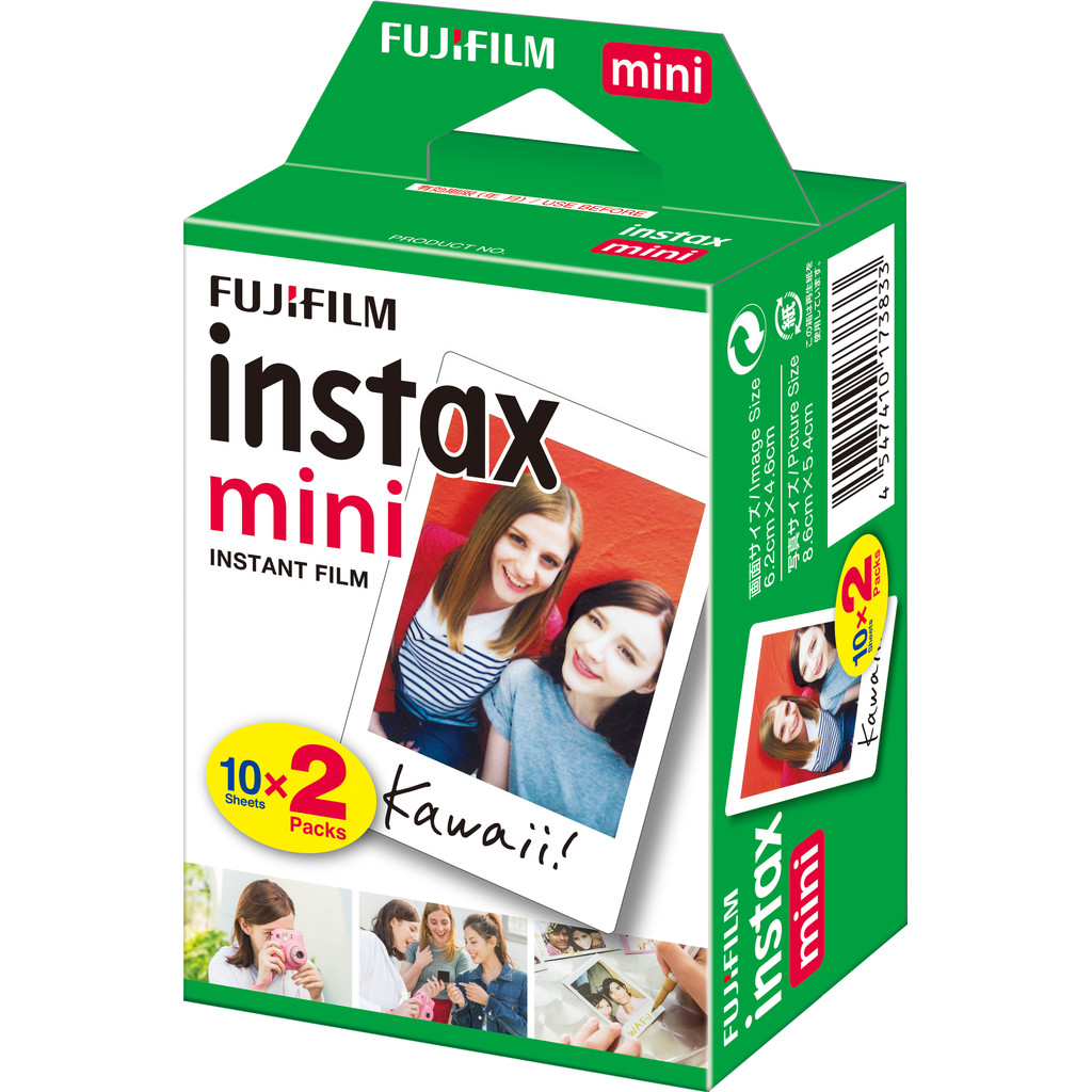 Pack de 10x2 Fuji Instax Mini Colorfilm Glossy