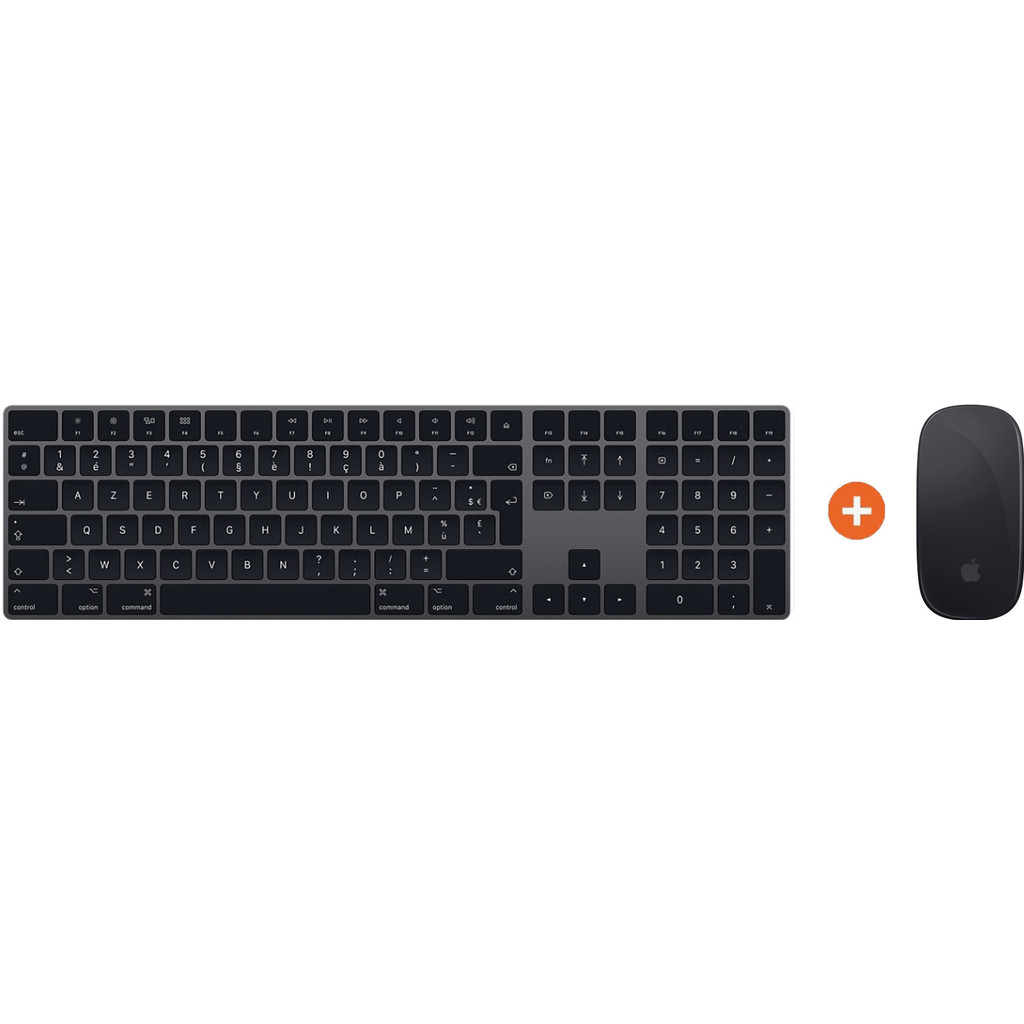 Apple Magic Keyboard Azerty + Apple Magic Mouse Space Gray Apple Magic Keyboard Azerty + Apple Magic Mouse Space Gray