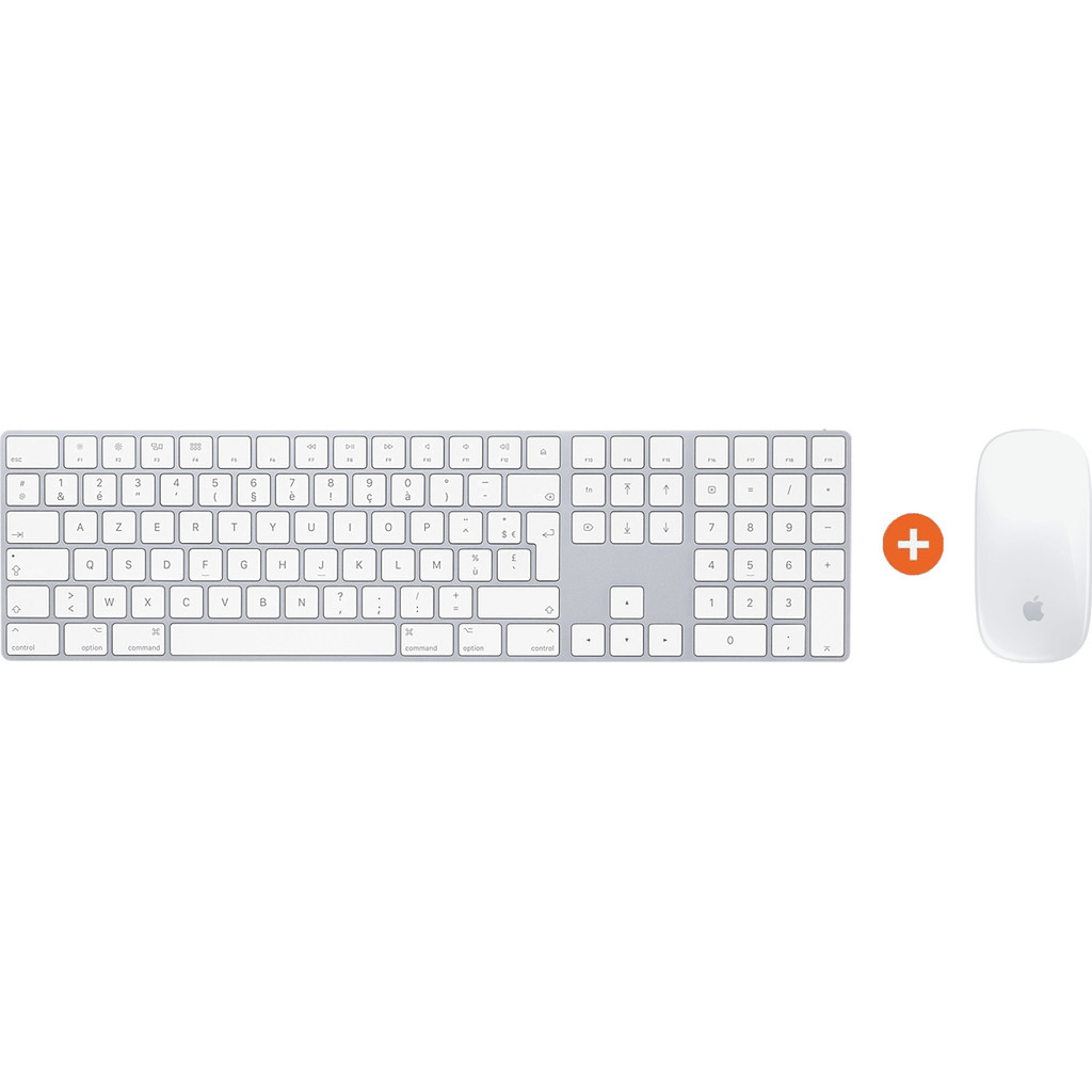 Apple Magic Keyboard Azerty + Apple Magic Mouse Wit Apple Magic Keyboard Azerty + Apple Magic Mouse Wit