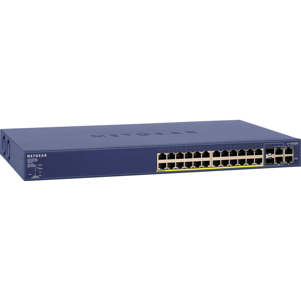 Netgear FS728TP 24 Poorts Netgear FS728TP 24 Poorts