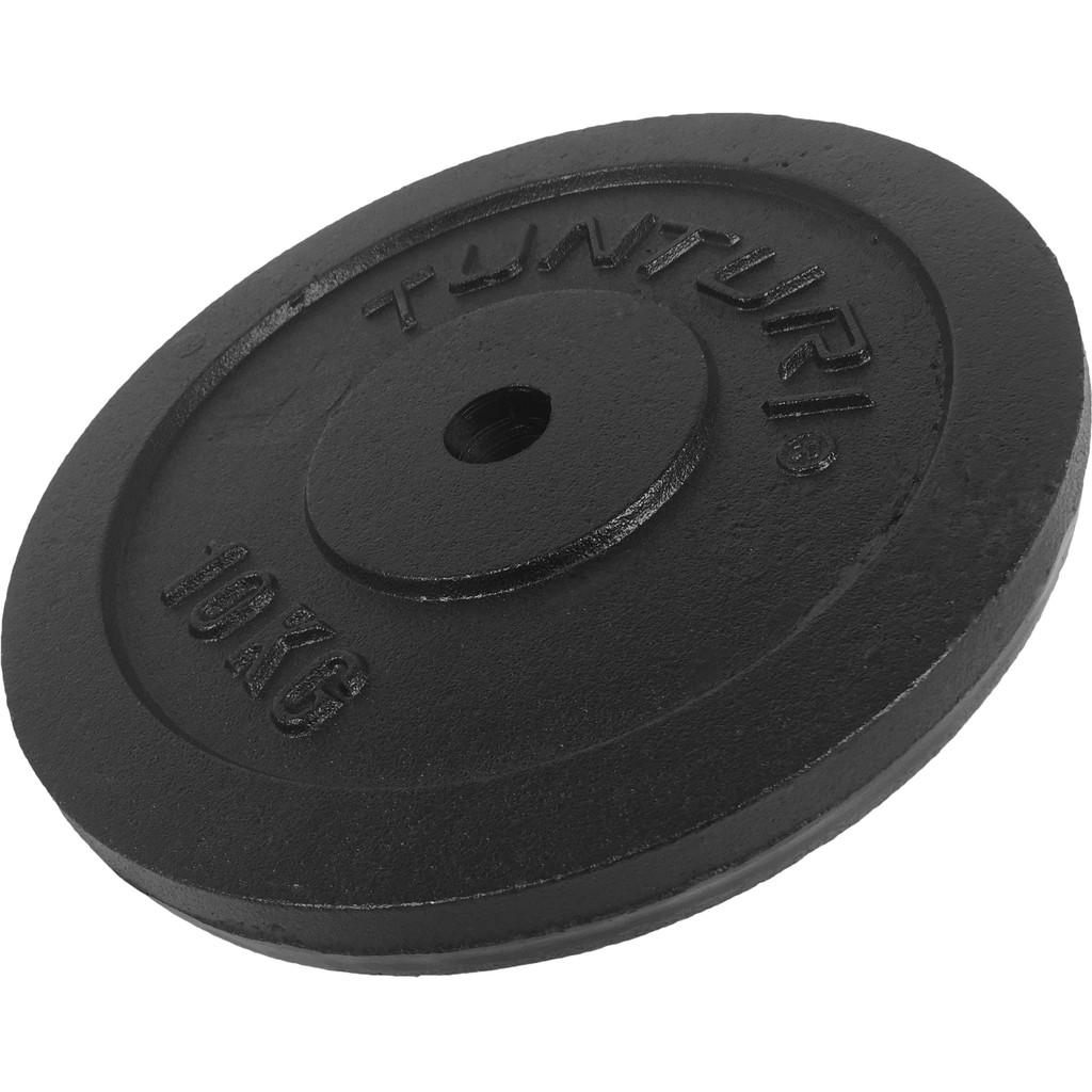 Tunturi Plate 1x 10 kg Black
