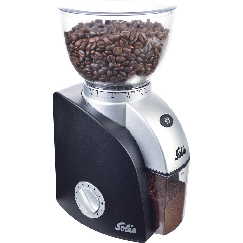Solis Scala Plus Zwart Koffiemolen Solis Scala Plus Zwart Koffiemolen
