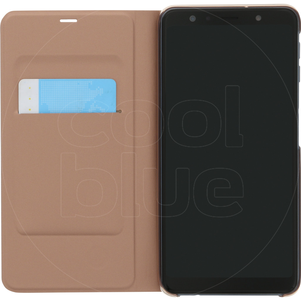 Samsung Galaxy A7 (2018) Wallet Book Case Goud Samsung Galaxy A7 (2018) Wallet Book Case Goud