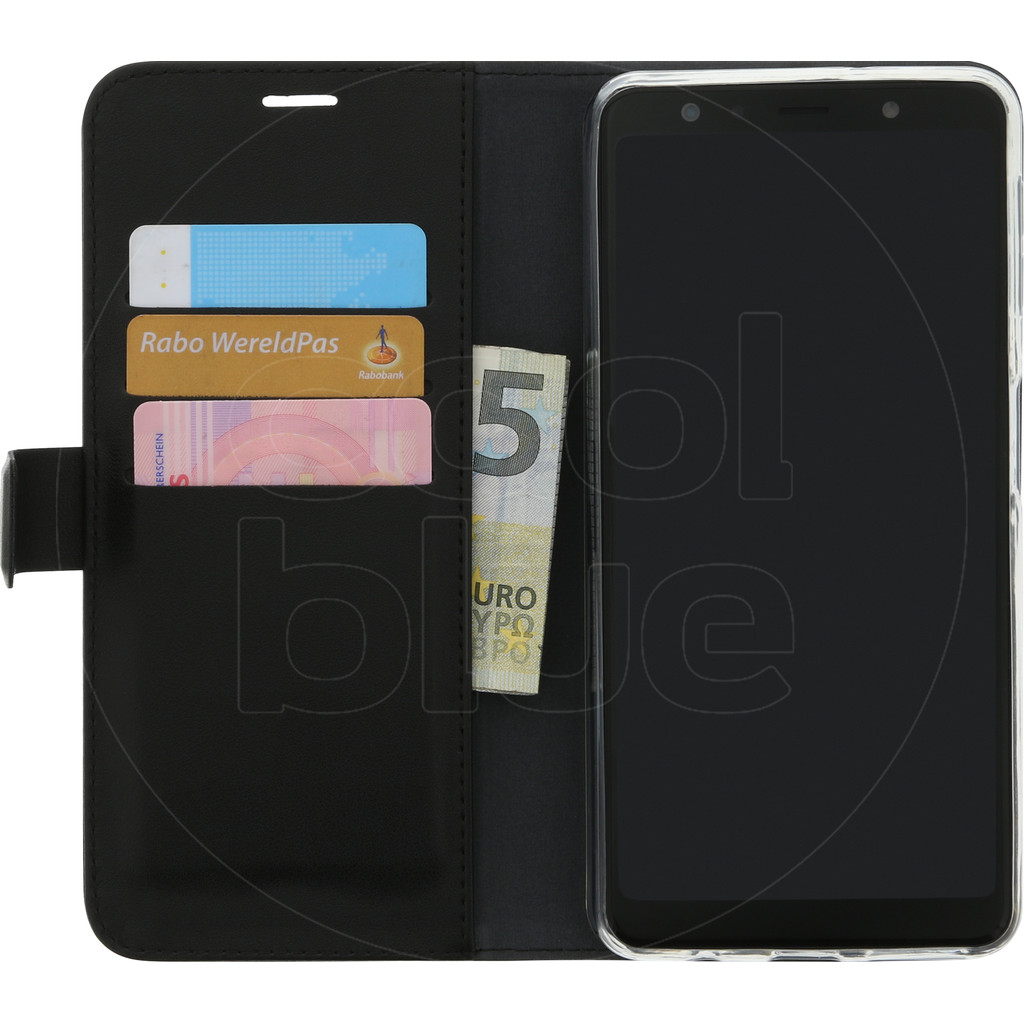 Azuri Wallet Magneet Samsung Galaxy A7 (2018) Book Case Zwart Azuri Wallet Magneet Samsung Galaxy A7 (2018) Book Case Zwart